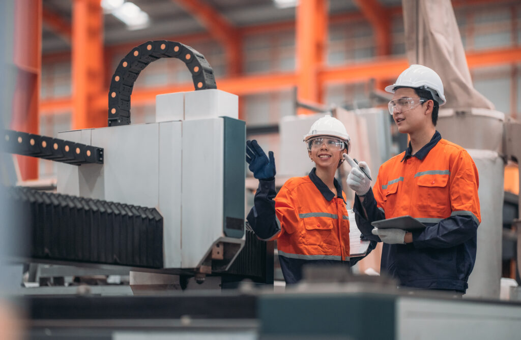 15. technical review at metal sheet factory